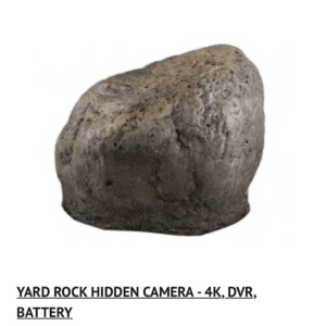Landscape Rock Hidden Camera