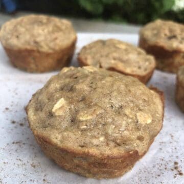 cinnamon oat muffins