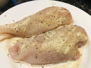 seasoned chicken breasts