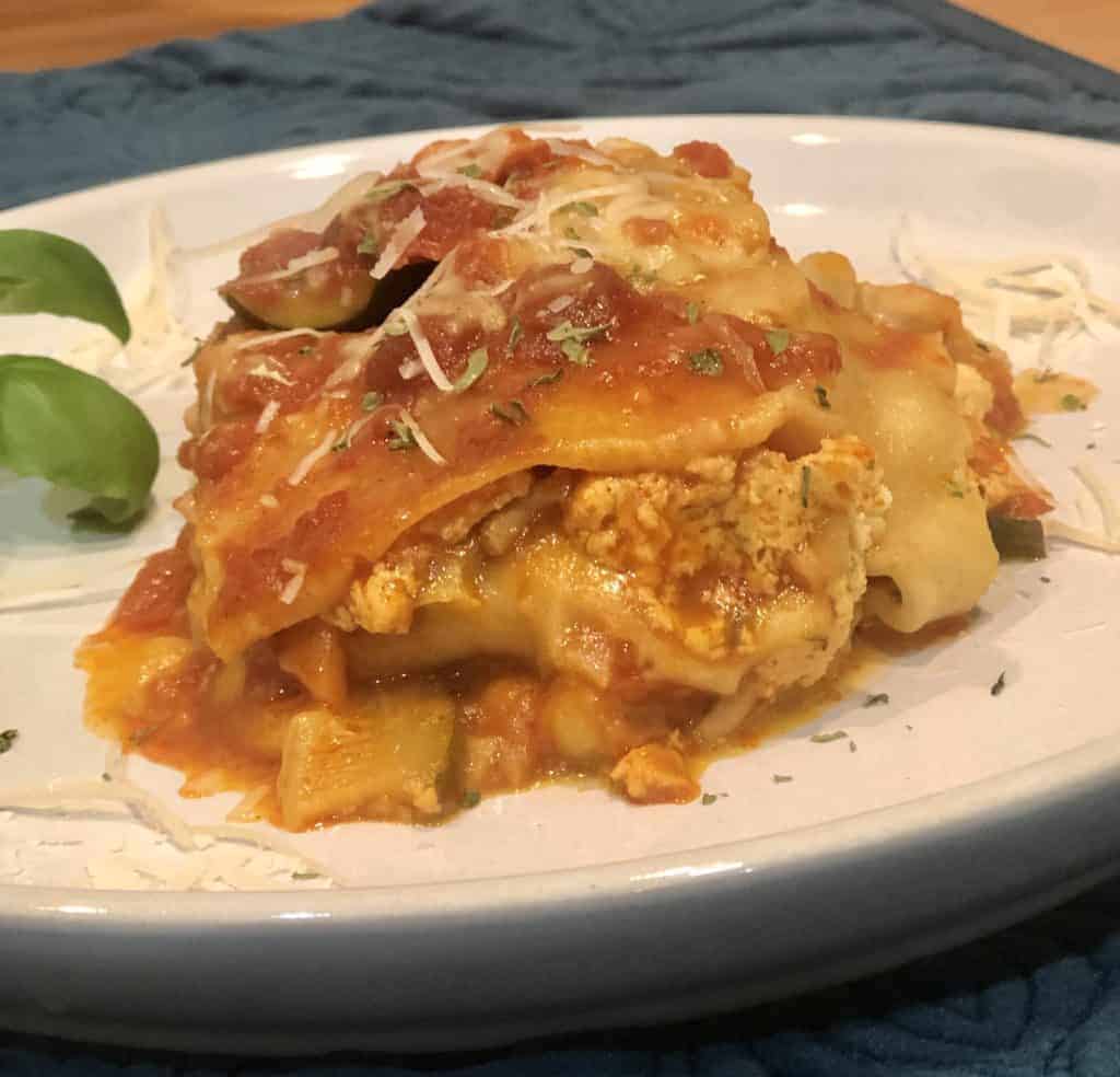 Crockpot Chicken Zucchini Lasagna