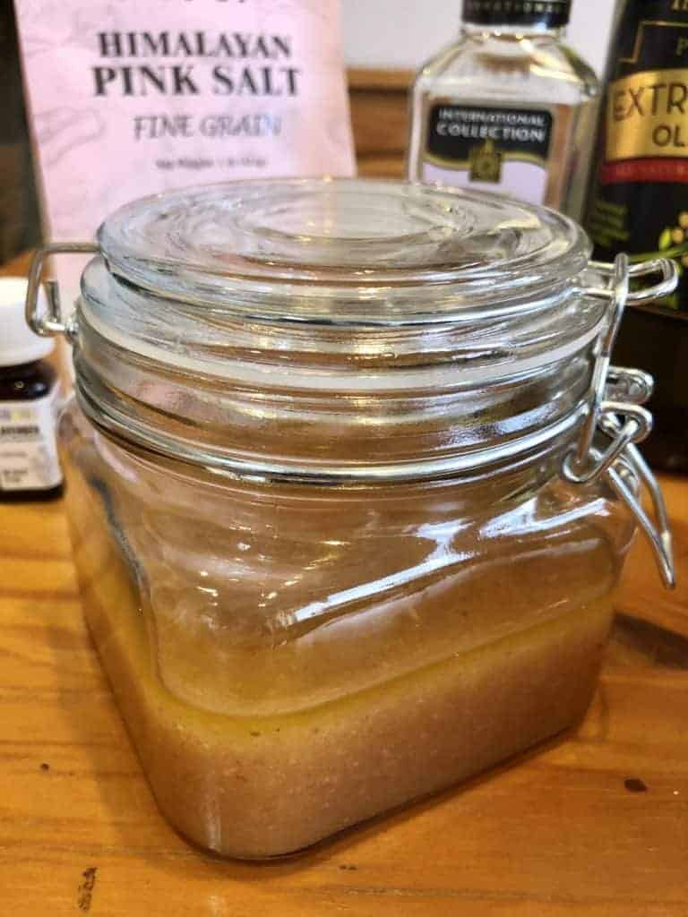 homemade Salt Scrub