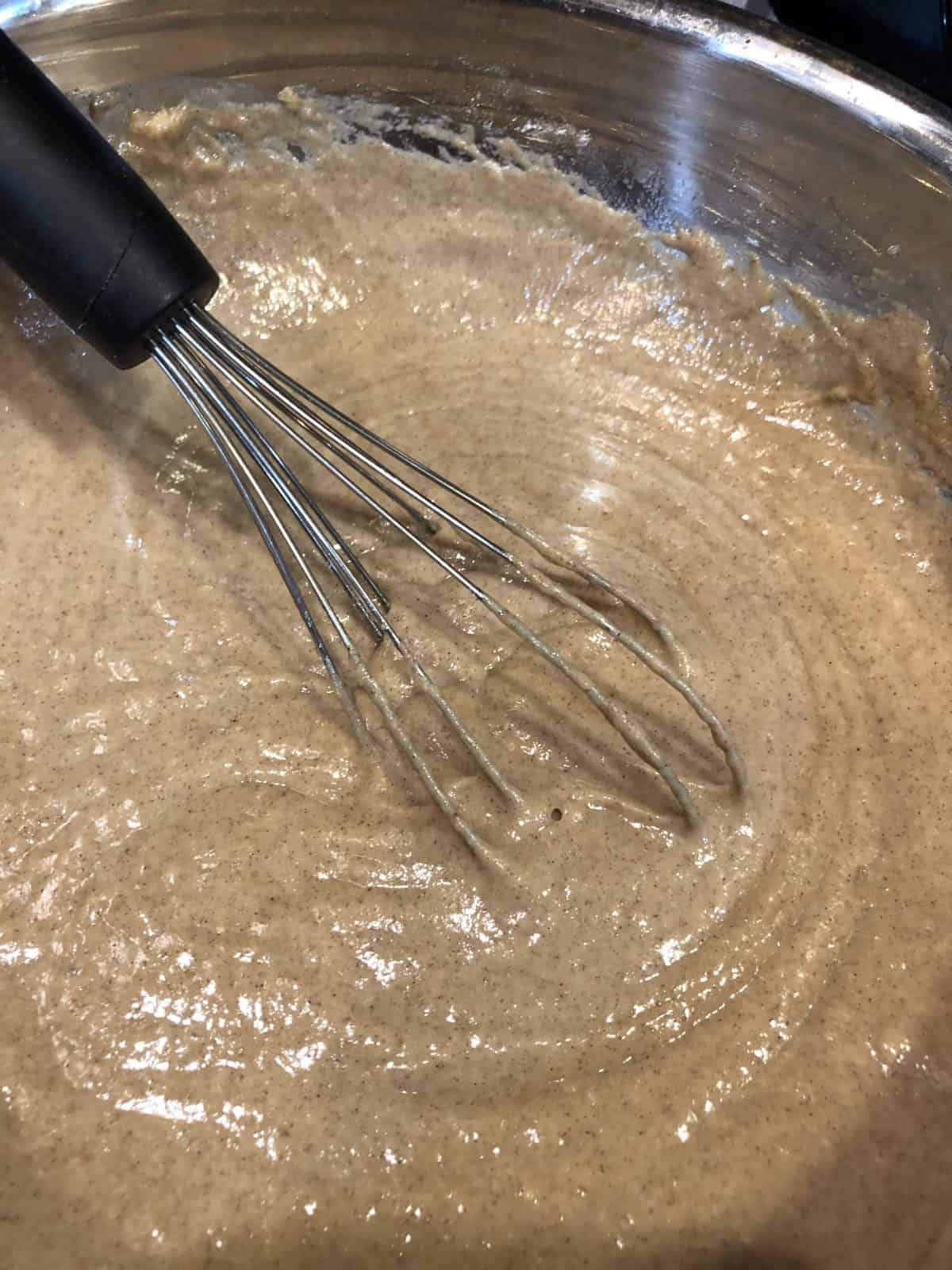 Mixing Muffin Batter