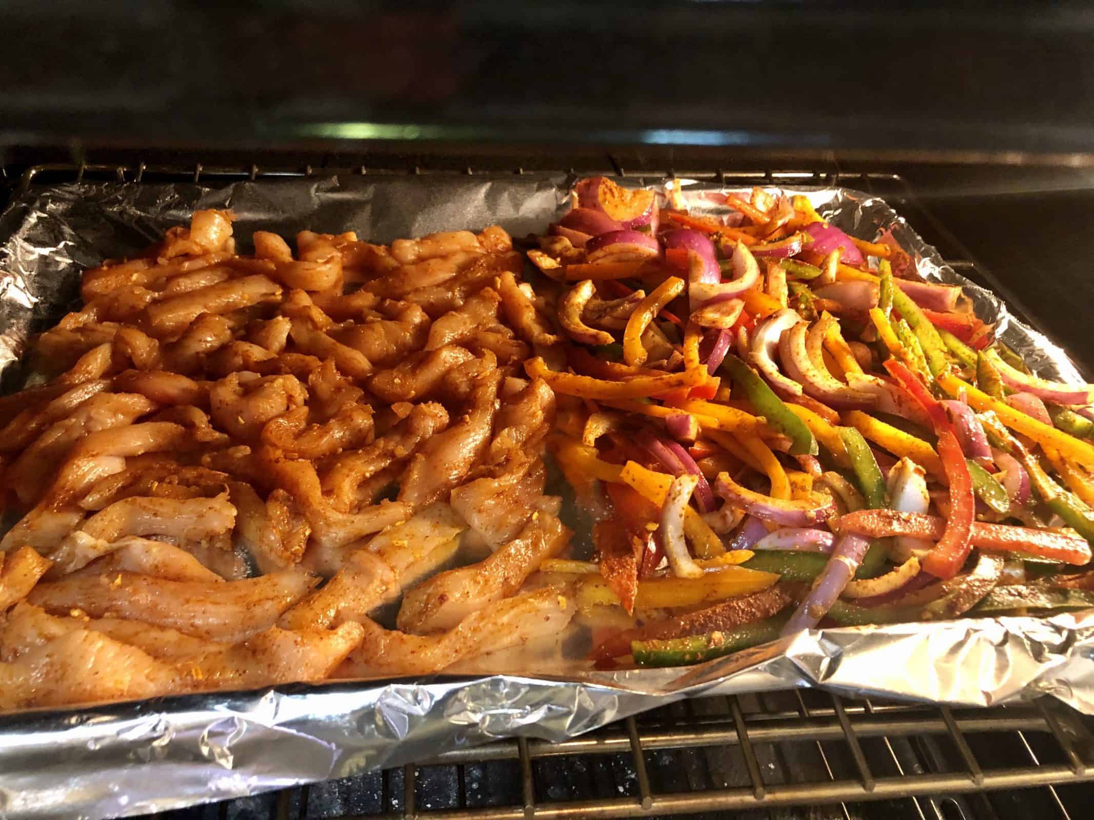 Chicken and Veggies in the Oven