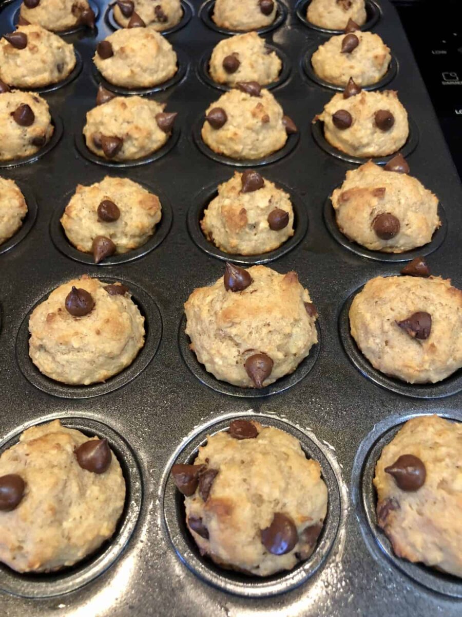 Fresh Baked WW Muffins in a muffin tin