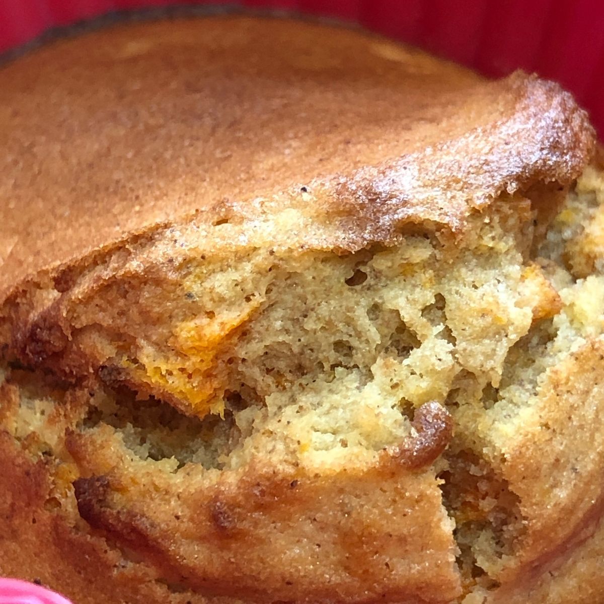 Air fried carrot cake muffin