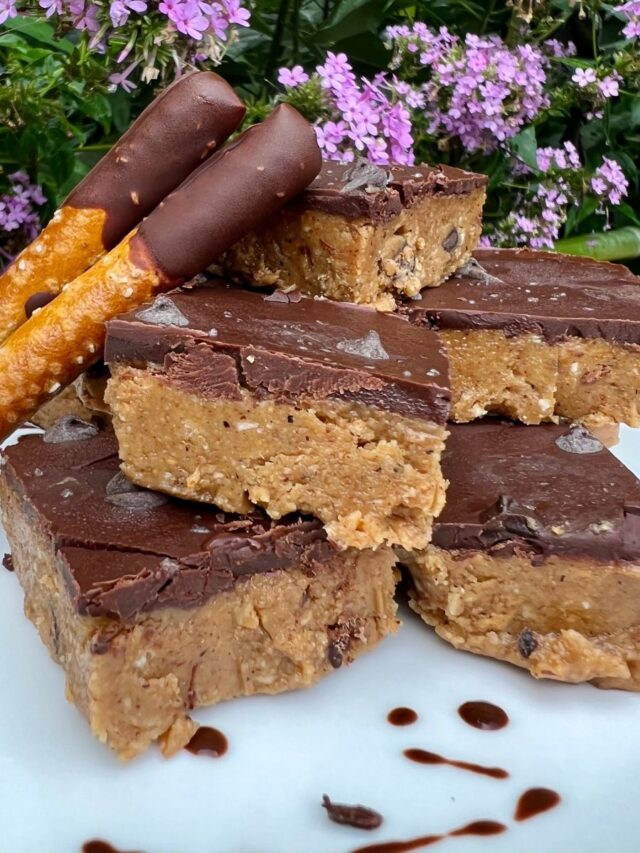 No Bake Chocolate Cookie Dough Bars SueSeaQPI