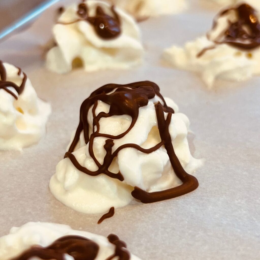 Melted Chocolate Frozen Whipped Cream Bites (WW 1 Pt) SueSeaQPI