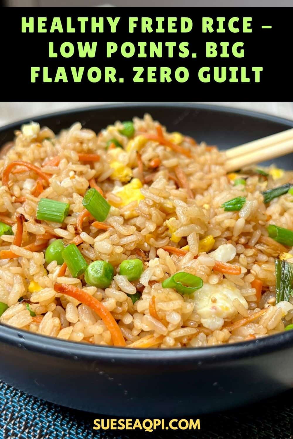 A bowl of WW Healthy fried rice