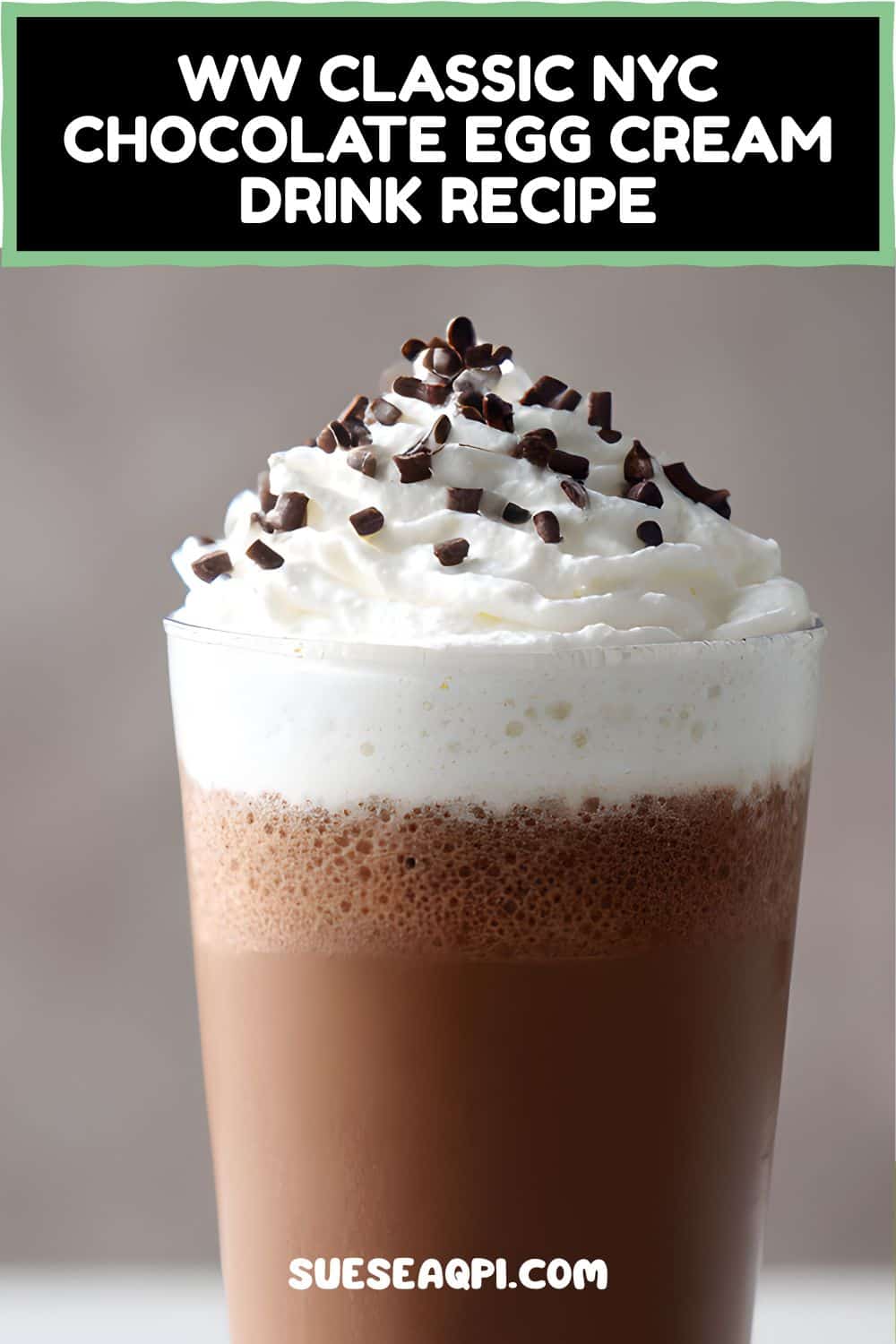 WW NYC Egg Cream Drink in a mug