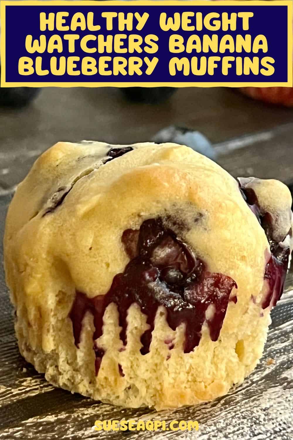 A WW Banana Blueberry Muffin