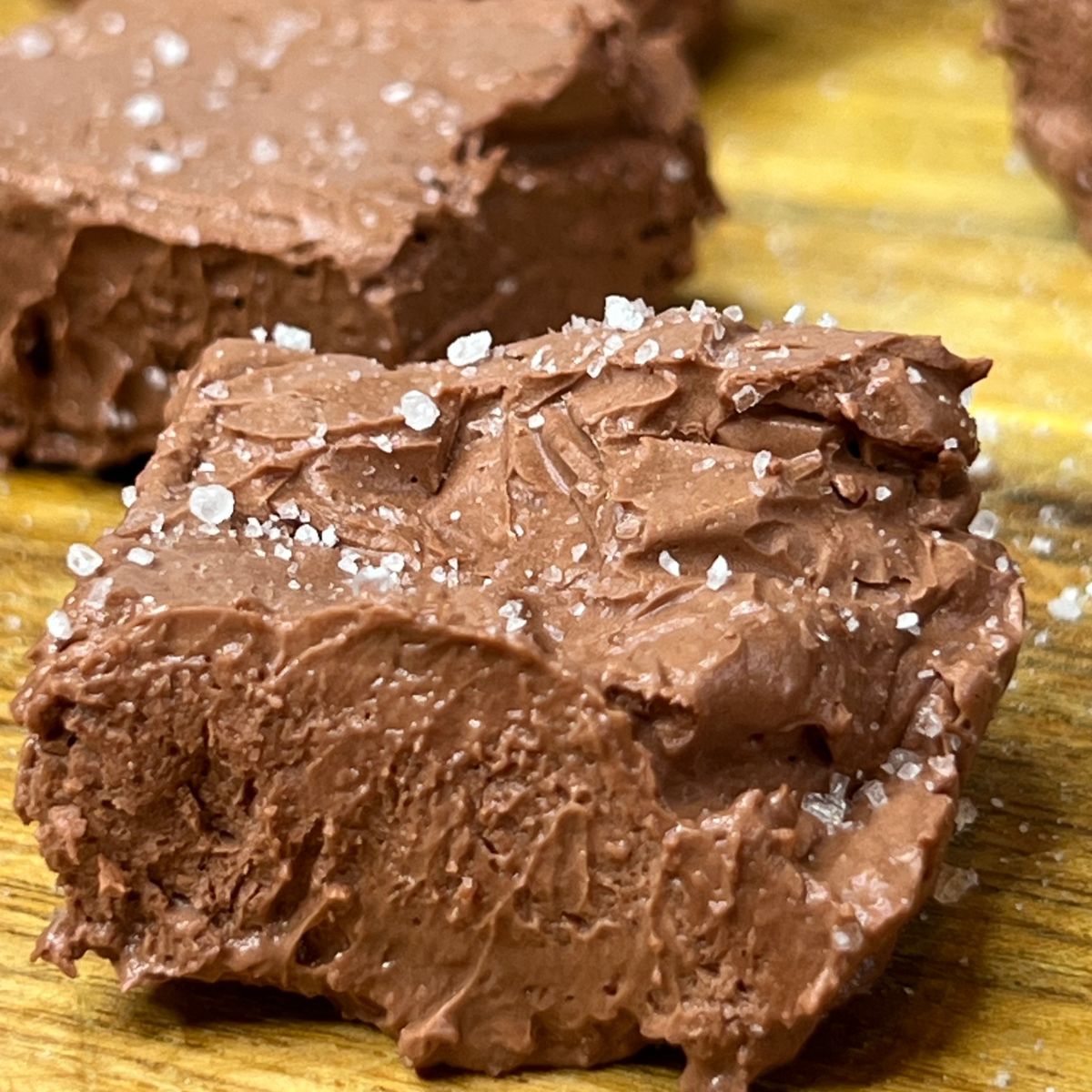 WW homemade chocolate fudge square
