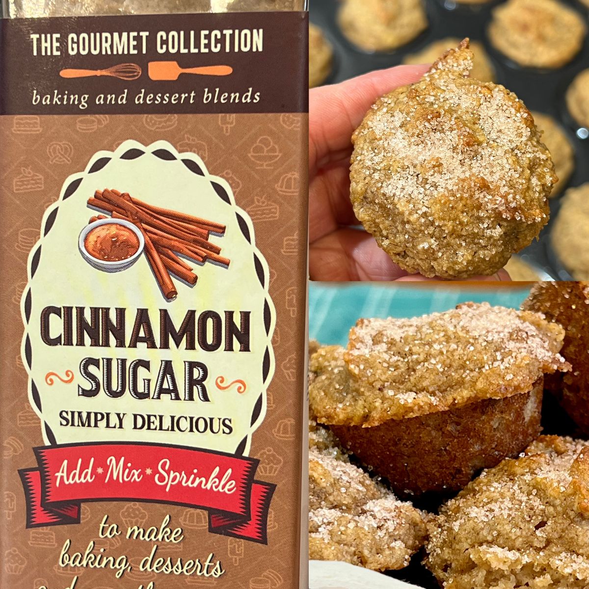 Cinnamon and Sugar Mini Churro Muffins