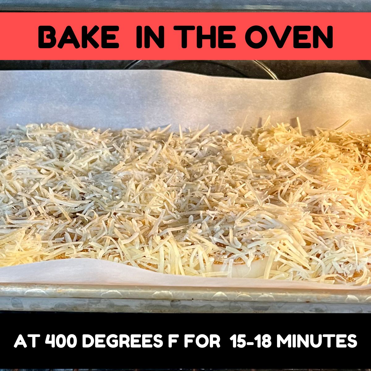 Baking cheesy onion crisps in the oven