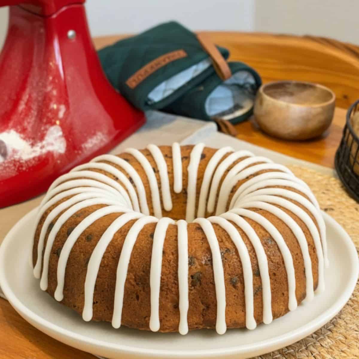 Lightened Up Nothing But Bundt Cake with Chocolate Chips