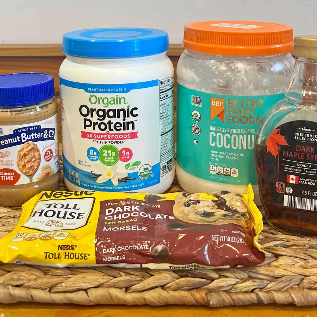 Protein peanut butter cup ingredients