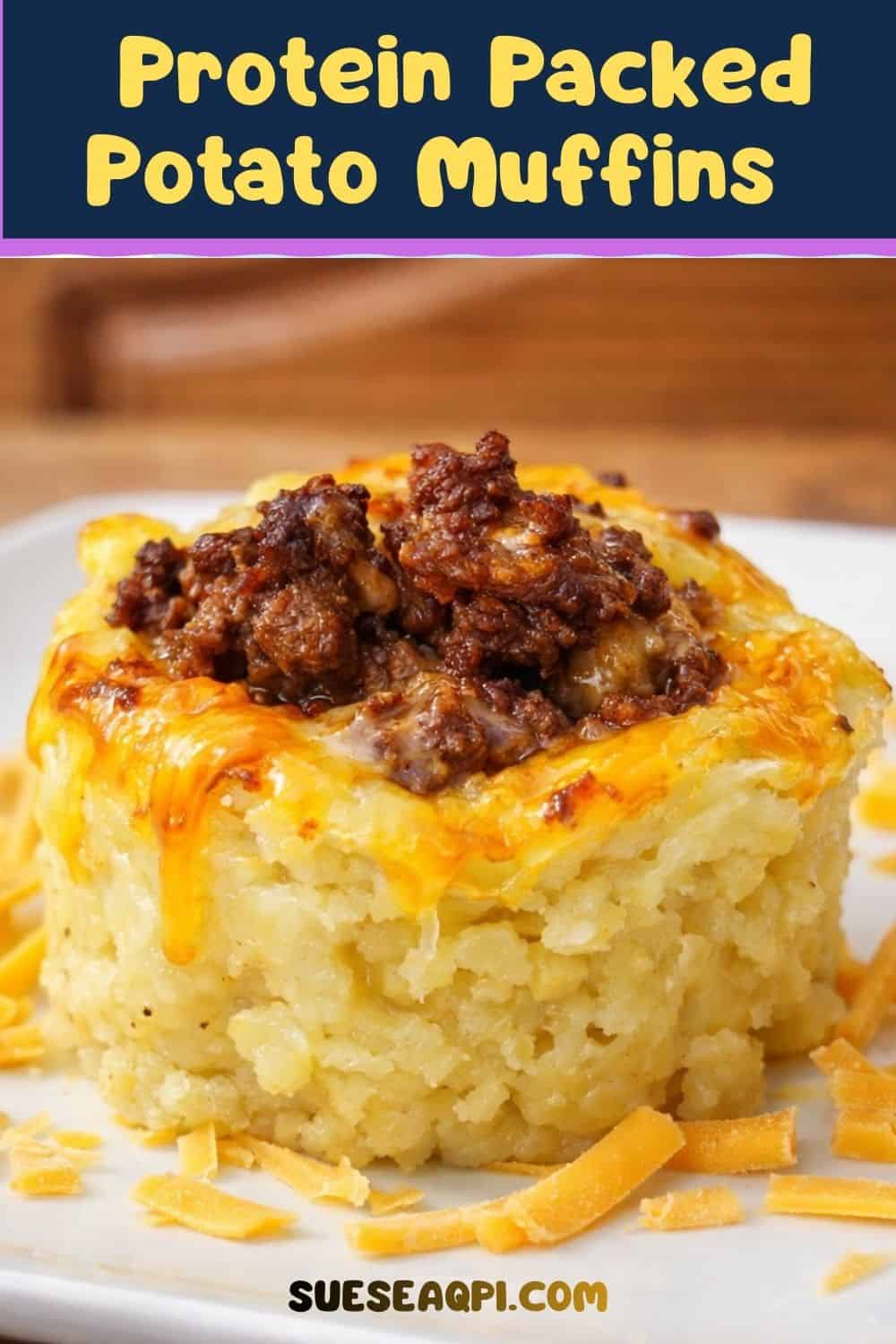 Protein packed potato muffins