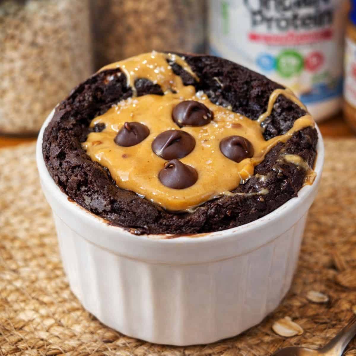 2 Ingredient chocolate mug cake