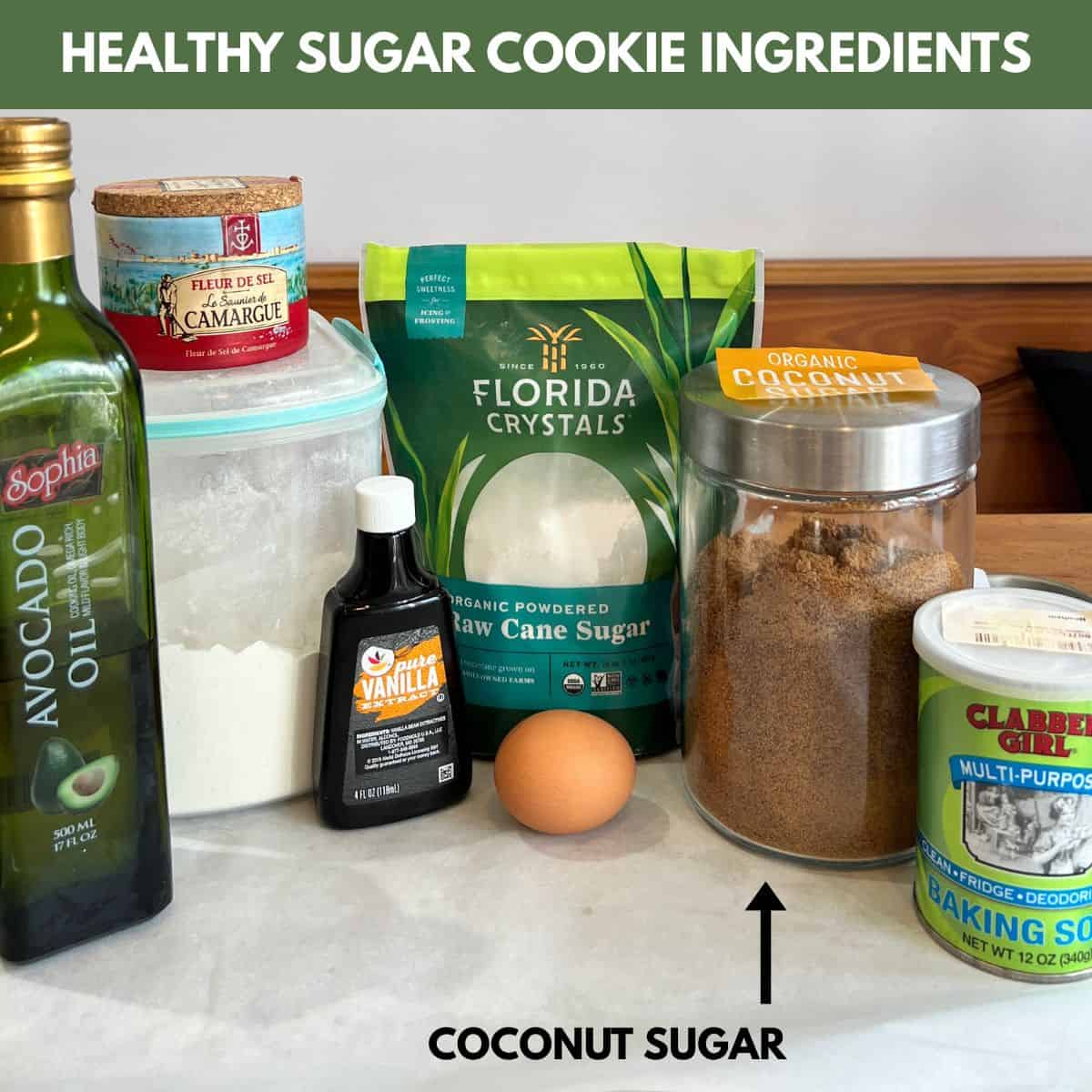 Healthy sugar cookie ingredients