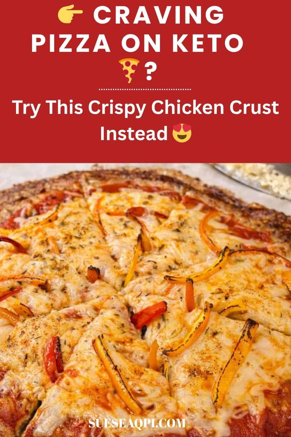 Keto chicken pizza